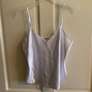 Silk slip top